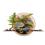 Modern LED wall art with nature scene and illuminated design.