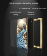 Luxury Islamic Wall Art Set 3 40x60cm Subhan Allah & Alhamdulillah Calligraphy Prints Gold & Marble Effect Design - Image 10