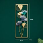 3D Wall Décor Abstract Metal Golden Wall Art Hanging Handmade Home Decoration 2x 85*31cm - Image 13