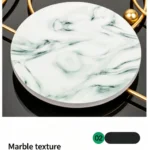 Modern marble texture wall art with jade-like translucent effect.